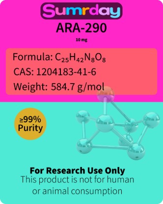 Ara-290 10mg Research Grade Peptide